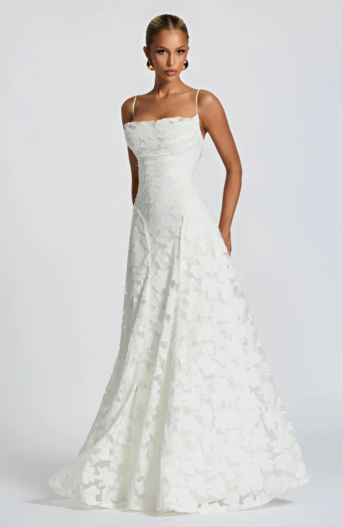 Long Dress with Thin Straps for Women