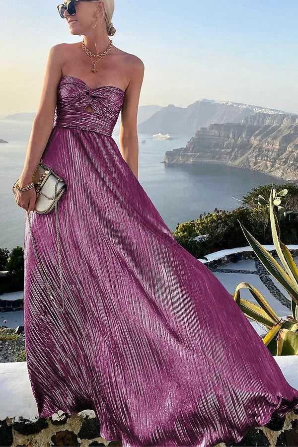 Long Strapless Evening Dress for Women