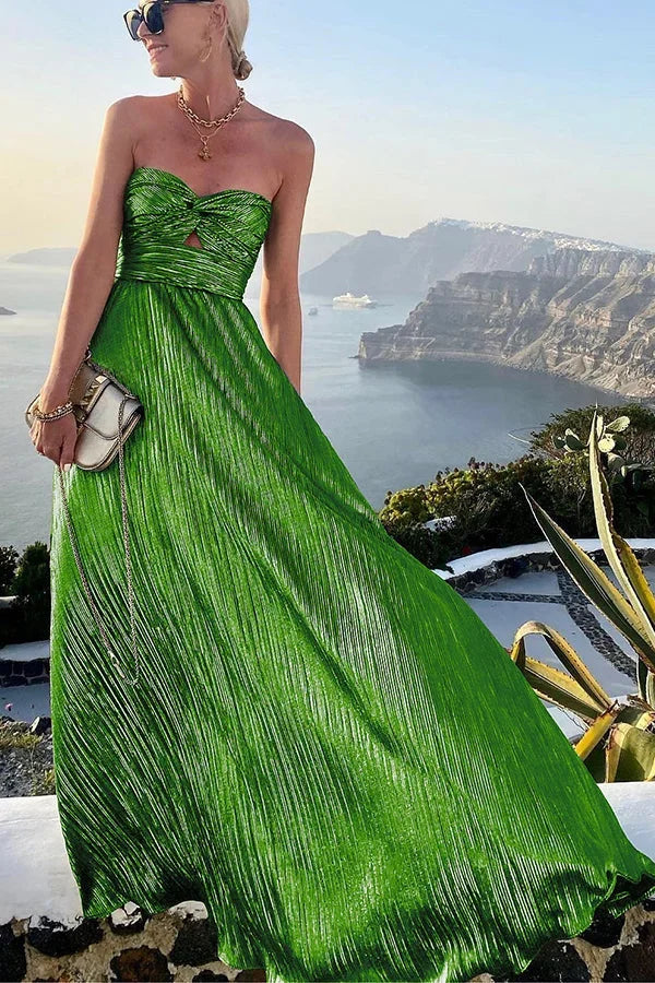 Long Strapless Evening Dress for Women