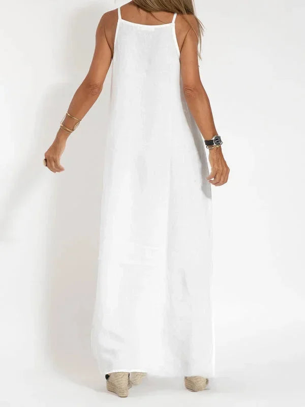 Sleeveless Long Dress Summer Casual Women's Fashion