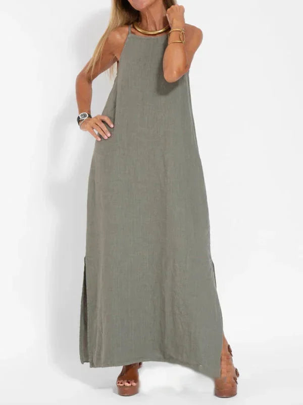 Sleeveless Long Dress Summer Casual Women's Fashion