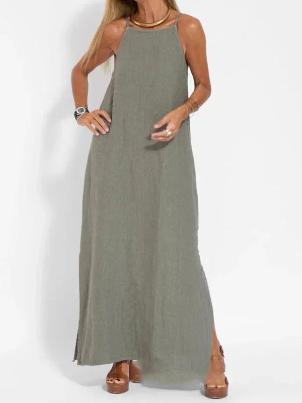 Sleeveless Long Dress Summer Casual Women's Fashion