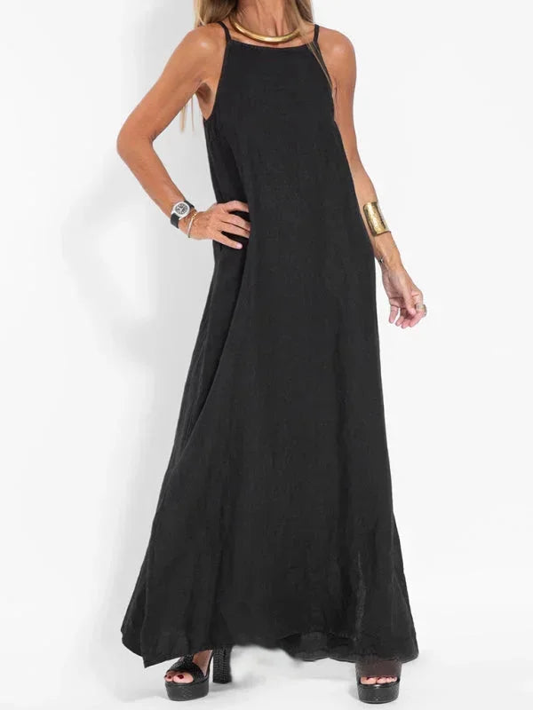 Sleeveless Long Dress Summer Casual Women's Fashion