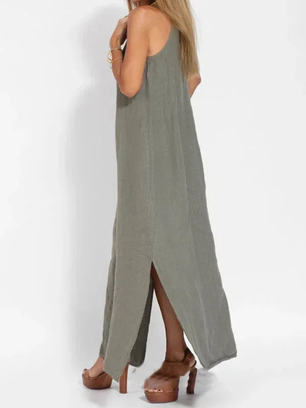 Sleeveless Long Dress Summer Casual Women's Fashion